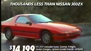 mazda rx 7 commercial late 1980s