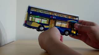 New York City MTA Double Decker Toy Bus with Lights and Sound