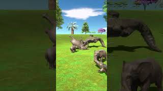 Primeval Duel Purussaurus and Elephant Clash!