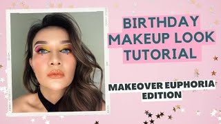 BIRTHDAY MAKEUP LOOK !! REVIEW MAKEOVER EUPHORIA EDITION