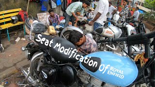 Bullet Classic 350 Seat Modification | Grant Road | Mumbai