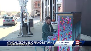 Independence Square welcomes back community piano for free public play