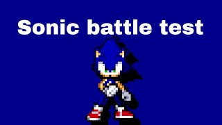 Sonic battle test (sprite animation android animation)