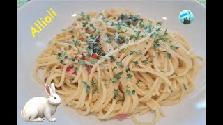 Aliolio, Spaghetti, Nudeln, Knoblauch, Peperoni, Kalorien Zählen, schnell, Fix und Fertig #3