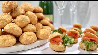 Cheese Puffs / Gougeres / French Cheese Puffs