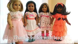 Thrift Shop Finds Four Dresses American Girl Doll Alterations