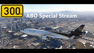 ✈️ 300th ABO Special ✈️ Las Vegas KLAS - KSFO San Francisco | TFDi MD11 | HPG H160 | VATSIM