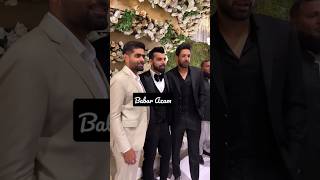 Babar Azam take picture with shadab Khan wedding  #fyp #youtubeshorts #family #wedding