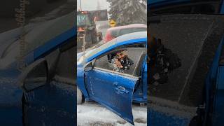 Breaking Car Glass in Canada | உறைபனி மழை #canada #shorts #ytshorts #tamil #hanginwithhappiness