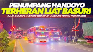 JADI PUSAT PERHATIAN BANYAK ORANG 🤩 PO HARYANTO PARADISE REBORN MEMBASURI DI EXIT TOL WELERI RAMAI