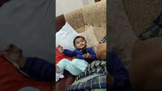 #cutebaby ..Uttering First word .. Naana Naana .. 🥳#shortvideo #shorts #youtubeshorts