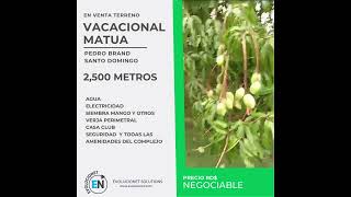 EN VENTA TERRENO EN VACACIONAL MATUA