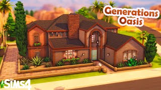 GENERATIONS OASIS [NO CC] | Sims 4 Speed-Build with Lo-fi