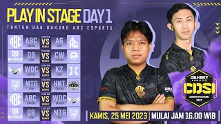 Play-in Stage Day 1 | CDSI 2023 | Garena Call of Duty®: Mobile