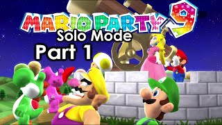 Mario Party 9: Solo Mode Part 1 (Blind / Wii Emulation)