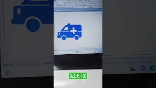 how to insert 🚑 ambulance symbol shortcut key in word #tech #reels #viral #shortcutsRemix #us#uae