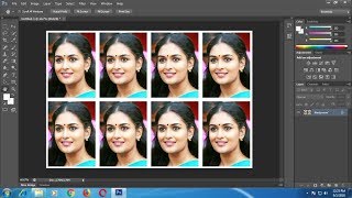 Photoshop CS6 #8 | Tutorial Part 8 (How to Create Passport size Photo as in Studio )