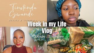 A WEEK IN MY LIFE IN ZIMBABWE |running errands, grocery shopping + more | Tinotenda Gwande