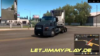 ATS Burns, OR to Nampa, ID via I-84 (Oregon DLC / Idaho DLC) with Mack Anthem Truck