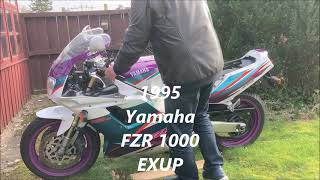 Yamaha FZR1000 EXUP  start up