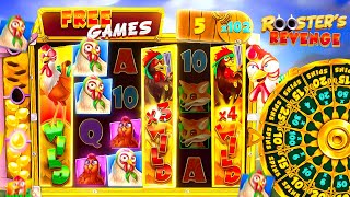 THIS STAKE EXCLUSIVE SLOT *ROOSTERS REVENGE * PAYS INSANE ||CASINO SPARTAN #stake #onlinebetting