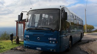 L'Irisbus Euroclass 389 5715 di Cotral in salita per San Polo - Kickdown (Tivoli - San Polo)