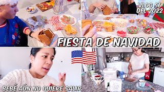 MI VIDA EN USA 🇺🇸| Concurso de casa de jengibre , mi mamá hace mi pastel de cumpleaños .