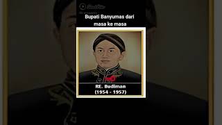 BUPATI BANYUMAS DARI MASA KE MASA