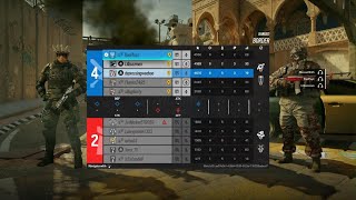 Tom Clancy's Rainbow Six Siege 6 kills 5 deaths 3 assists border map