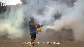 مطر وعاصفه الوريث تيم elwareeth stunt team