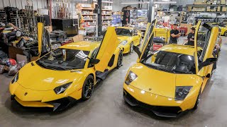 HE HAS SO MANY EXOTIC CARS!!!