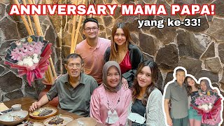 RAYAIN ANNIVERSARY MAMA PAPA YANG KE-33!! | Aurelliaurel