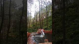 Arga Hot Spring, Sukahening, Tasikmalaya.Bak rendam air panas aliran dari Kawah Talaga Bodas, Garut.