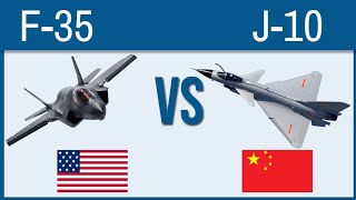 F-35 lightning II VS J-10 Dragon- Top Fighter Jets of the World Compared