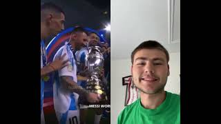 Messi copa America final 2024 #messi #football #fifa #youtube #shorts #subscribe #viral #fyp