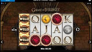 GAME OF THRONES 243 Ways Online Slot Machine Live Play Free Spins Nice BONUS Win