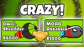 This Chipper Tower Combo is Actually CRAZY! (Bloons TD Battles)