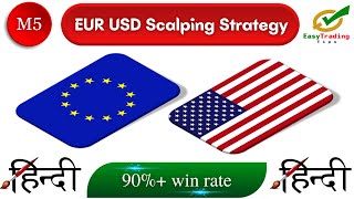 EUR USD Scalping Strategy Using Moving Average Crossover in Hindi