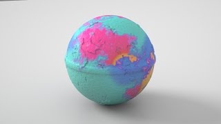 Modo11:  3D Photorealism - LUSH Bath Bomb - 3D Modeling and Textures Tutorial (sans audio)