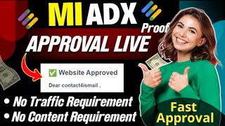 Get Mi Approval With Zero Traffic And Weekly Payments - mi approval new method - Adx Approval