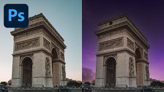 How To Replace The Sky in Photoshop #shorts