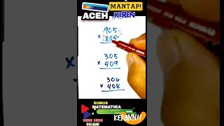 MATEMATIKA | Cara Cepat Perkalian 3 Digit (Math Hacks) #video #viral #instagram @waterjoe303