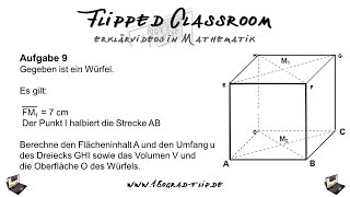 Pythagoras im Würfel - Aufgabe 9