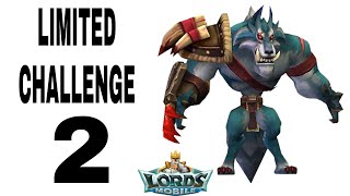 LORD MOBILE - GRIM WOLF LIMITED CHALLENGE STAGE 2  Fenrir Stage-2 | F2P|Bloodlust STAGE 2 ( 2020) 🐺