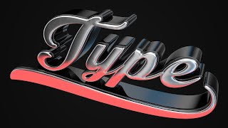 Cinema 4D Tutorial - Create a Metalic Chrome 3D Text / NO PLUGINS