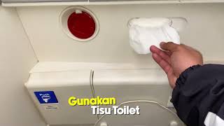 TUTORIAL MENGGUNAKAN TOILET DI PESAWAT 🚾✈️