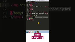 Insert image using html image tag | #shorts #viral #ytshorts #ytshorts #html5