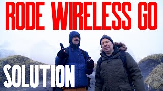 The Rode wireless go amazing ! dead cat solution with Serge Ramelli