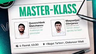 «Najot Ta'lim» ustozlari tomonidan Grafik dizayn yo'nalishida navbatdagi katta master-klass