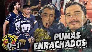 AMÉRICA 0-1 PUMAS || EL CLÁSICO CAPITALINO FUE FELINO